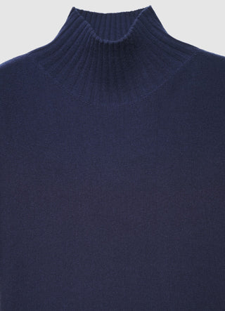 Maglia con collo cratere e maniche a 3/4