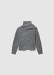 Cardigan con collo sciarpa e bottoni - M
