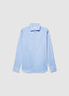 Striped shirt with classic collar - S