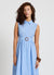 Sangallo shirt dress with belt