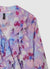 Blouse with ruffles and floral print