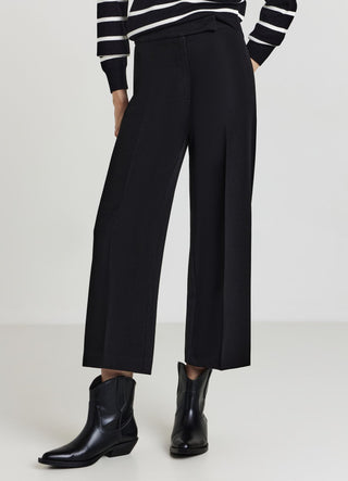 High-waisted culottes