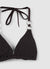 Reggiseno mare triangolo con anelli