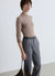 T-shirt with a high collar