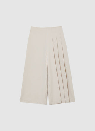 Plissierte Culotte-Hose