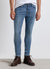 Skinny jeans with rips