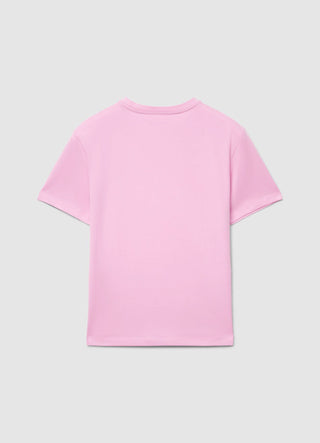 Solid colour crew neck T-shirt