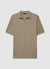 Open-collar polo shirt in jacquard