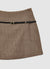 Karohose mit Gürtel
