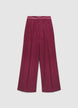Pinstriped palazzo trousers with sequins - XS