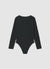 Long-sleeve body with V-neckline