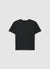 T-shirt a tinta unita con girocollo