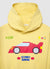 Felpa oversize con cappuccio e stampa videogame