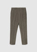Straight salt and pepper trousers - 40 EU