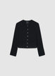Short collarless jacket with buttons - XS