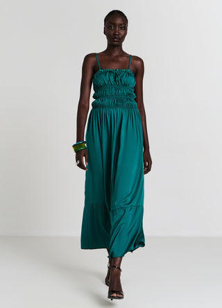 Long smocked dress