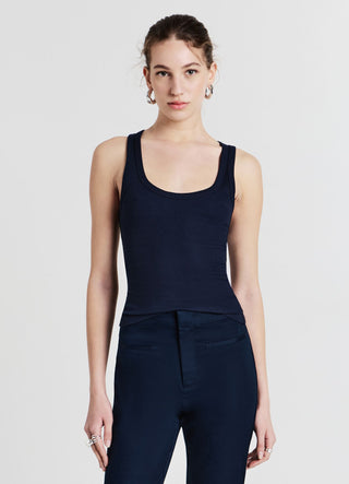 Wide neckline top
