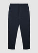 Pantalon de sport en tissu piqué uni - S