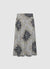 Langer Rock mit Bandana-Print