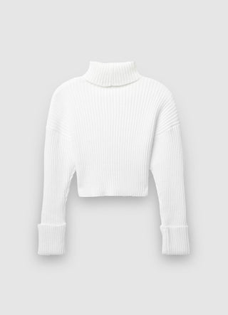 High-neck jumper