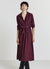 Shirt dress with knot