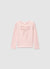T-shirt con fiocco applicato