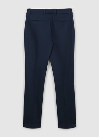 Pantaloni rasatello tinta unita