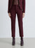 Plain-coloured cigarette trousers