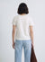 T-shirt con fiori applicati