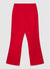 Solid colour cropped flare trousers