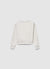 Hoodless sweatshirt with college lettering