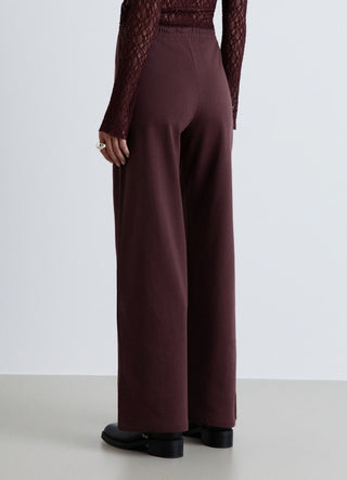 Pantaloni ginnici palazzo tinta unita