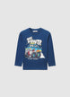 T-shirt z nadrukiem monster trucka - 7-8