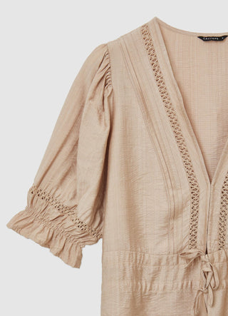 Jour embroidery blouse