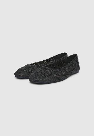 Ballerine in rafia