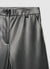 Solid colour straight trousers
