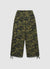 Pantaloni cargo con stampa camouflage e coulisse