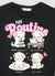 T-shirt con stampa e scritta