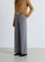Pantalon palazzo à rayures et taille boxer