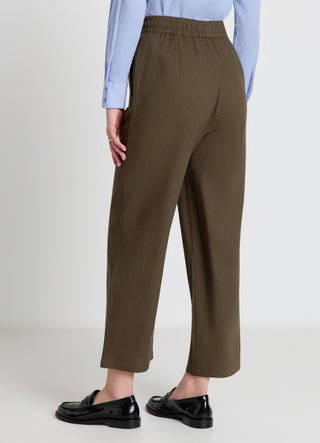 Linen jogger trousers