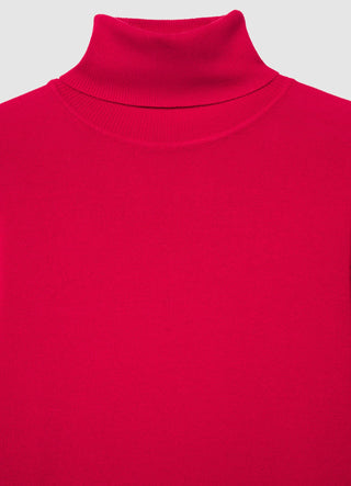 Maglia dolcevita a tinta unita