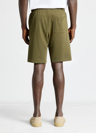 Pantaloncini ginnici tinta unita con coulisse