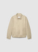 Giubbotto con colletto classico e zip - S