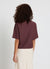 Camicia a maniche corte con collo a rever