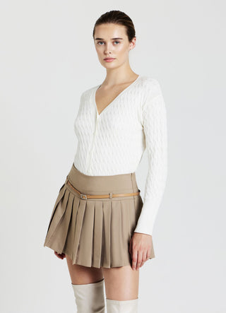 Geknüpfter Cardigan mit Knöpfen
