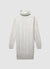 Turtleneck cable knit dress
