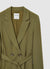 Zweireihige Jacke mit Schärpe