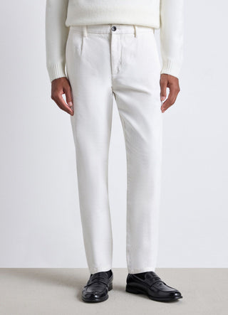 Corduroy chino trousers