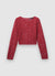 Blusa in pizzo floccato