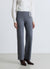 Straight-leg knit trousers